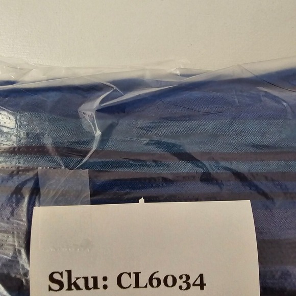 Escape by‎ Habitat Shirt Womens Medium Button Up Long Sleeve Stripe Lightweight - Picture 13 of 13